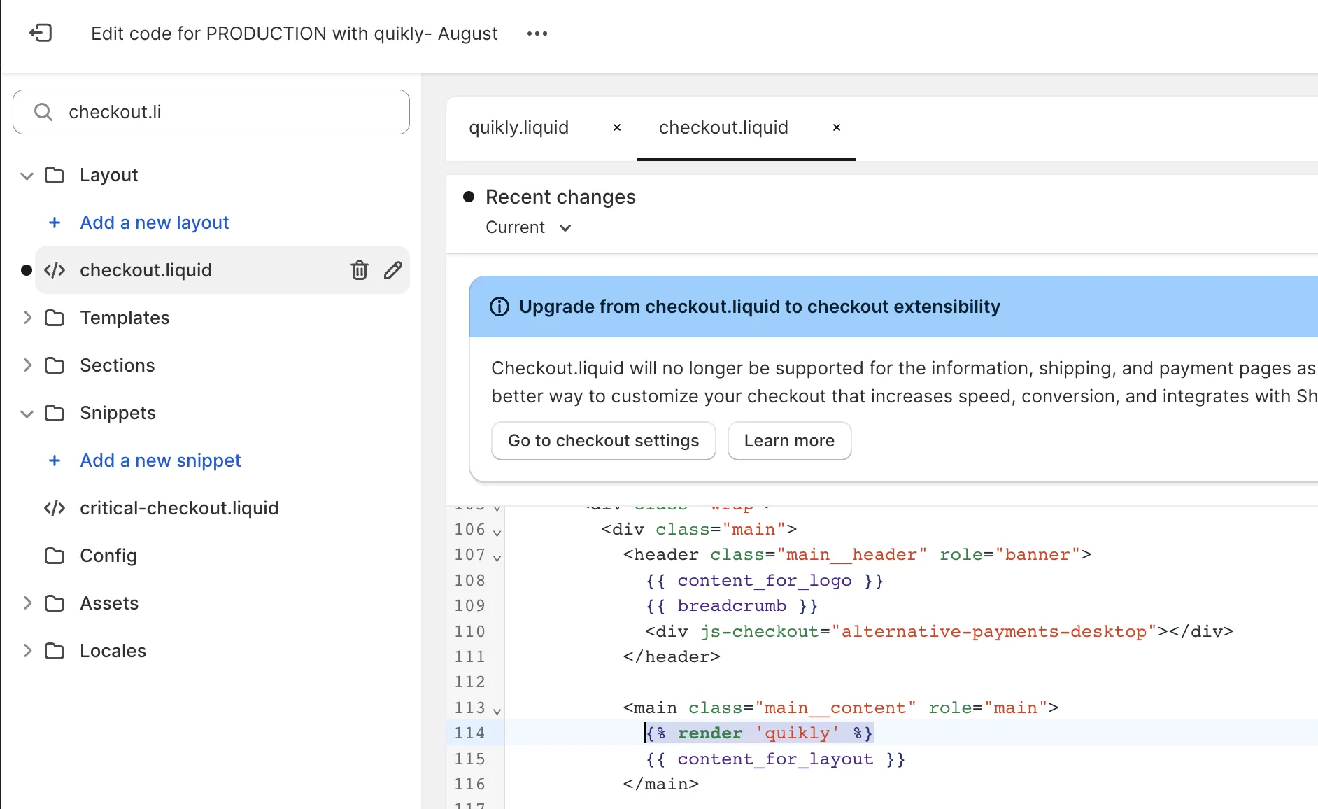 edit checkout.liquid
