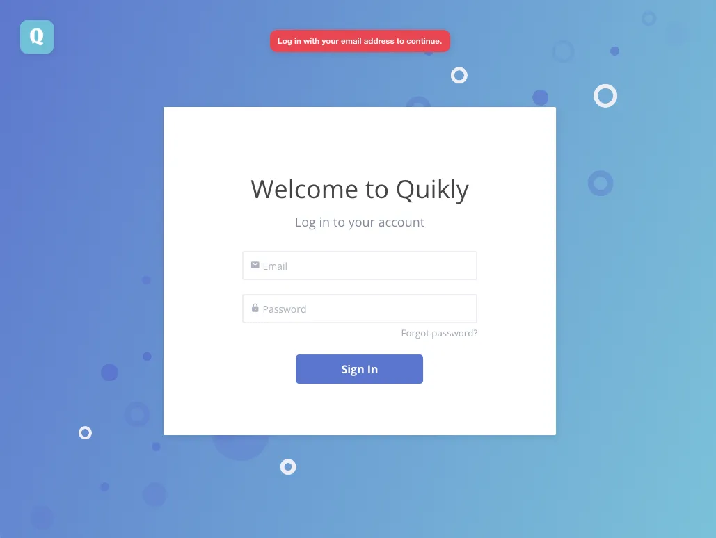 login
