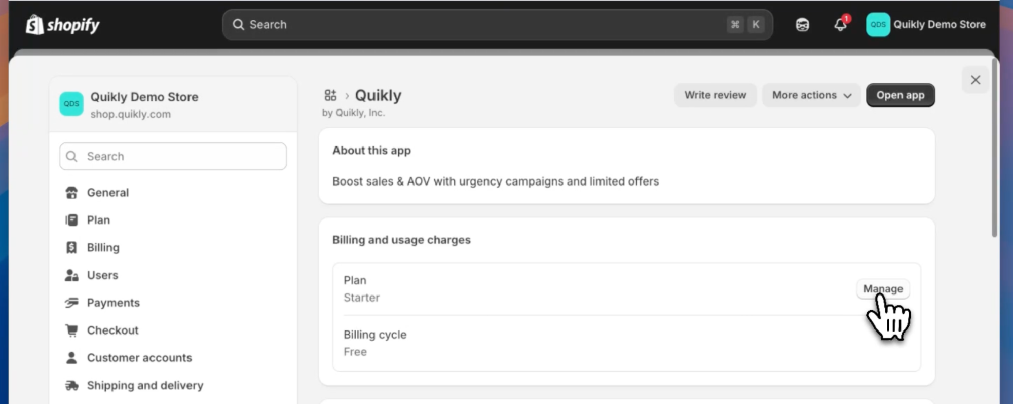 Step 3 - Manage billing